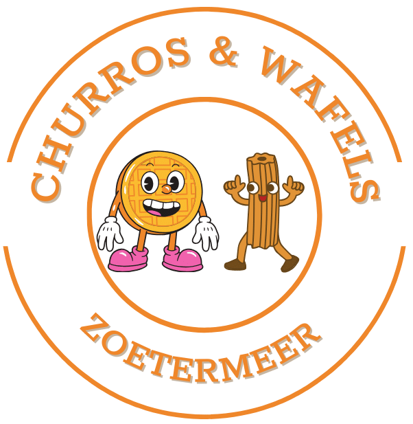 Churros en wafels logo Zoetermeer vrolijk ontwerp
